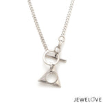 Load image into Gallery viewer, Designer Platinum Locking Pendant &amp; Chain for Men JL PT CH 1418
