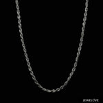 Load image into Gallery viewer, 2.5mm Japanese Platinum Rope Style Chain for Women JL PT CH 1426-A
