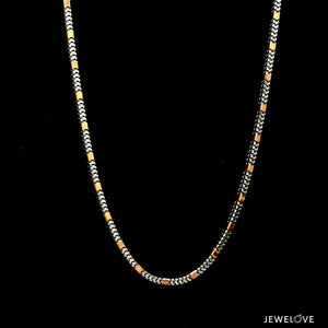 Platinum Two-Tone Chain for Men JL PT CH 1229   Jewelove.US