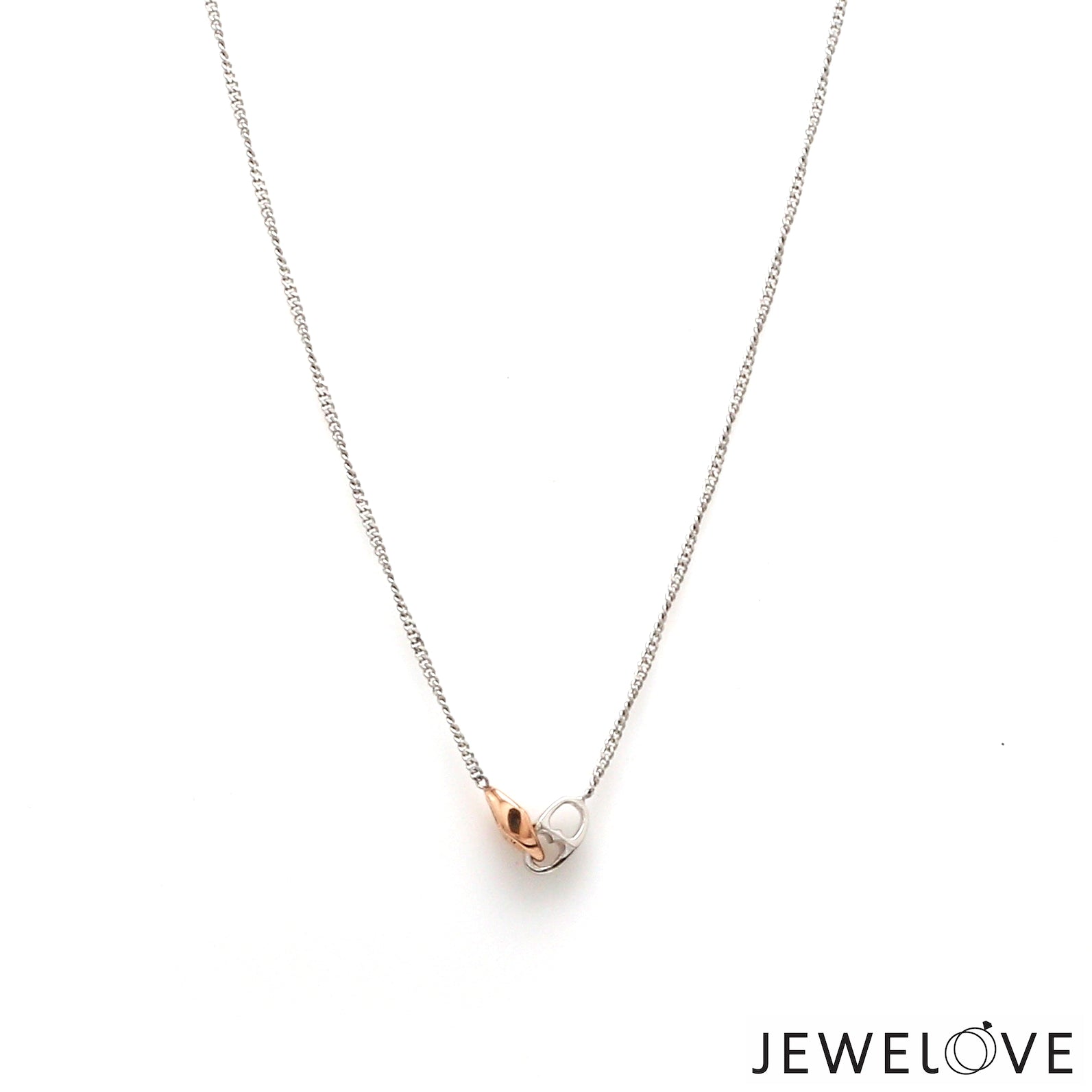 Platinum Rose Gold Pendant for Women JL PT P 240