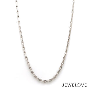 2.5mm Platinum Chain for Men JL PT CH 1338