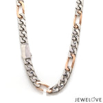 Load image into Gallery viewer, Men of Platinum | 7.75mm Platinum Rose Gold Chain for Men JL PT CH 1368
