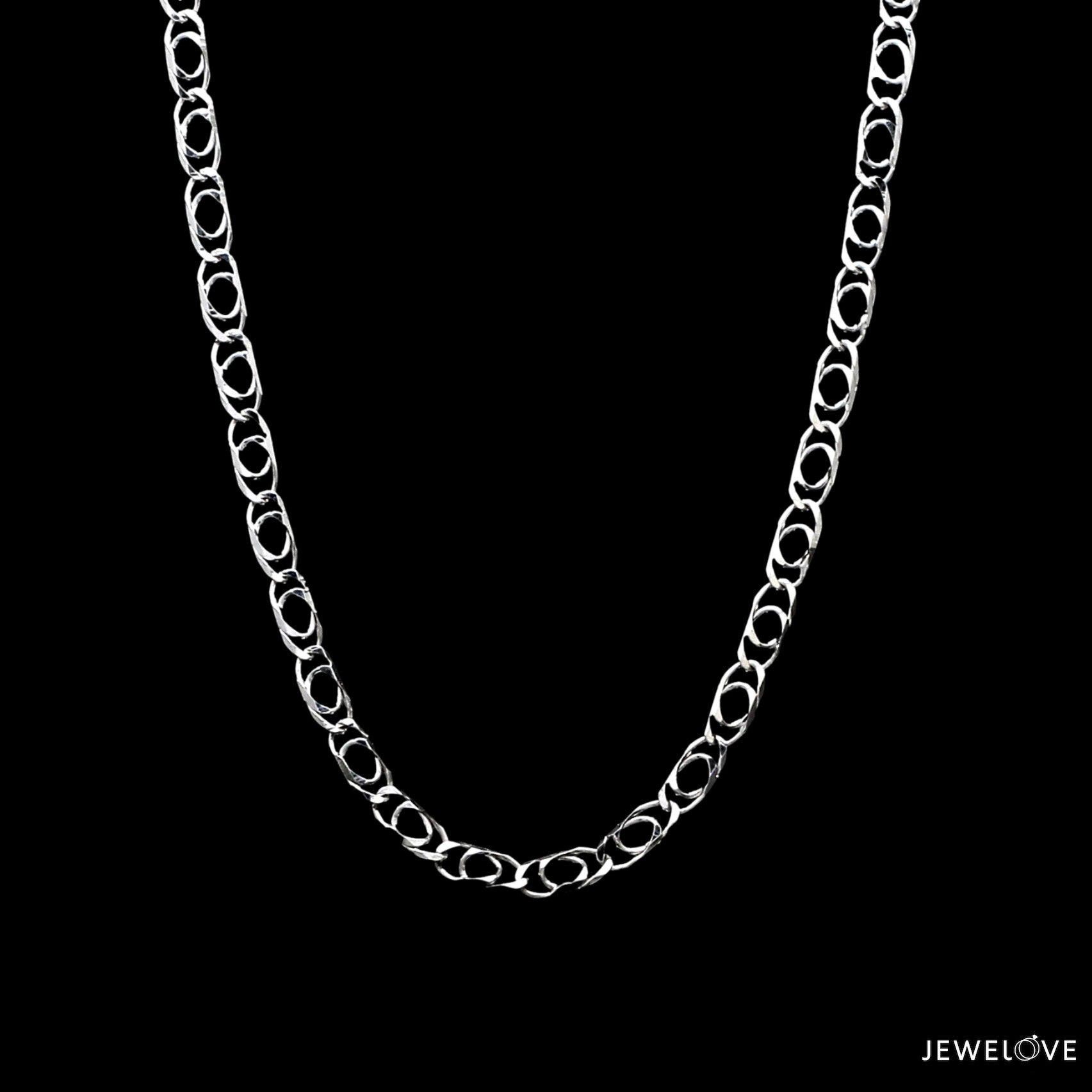 3.5mm Japanese Platinum Links Chain for Men JL PT CH 1313