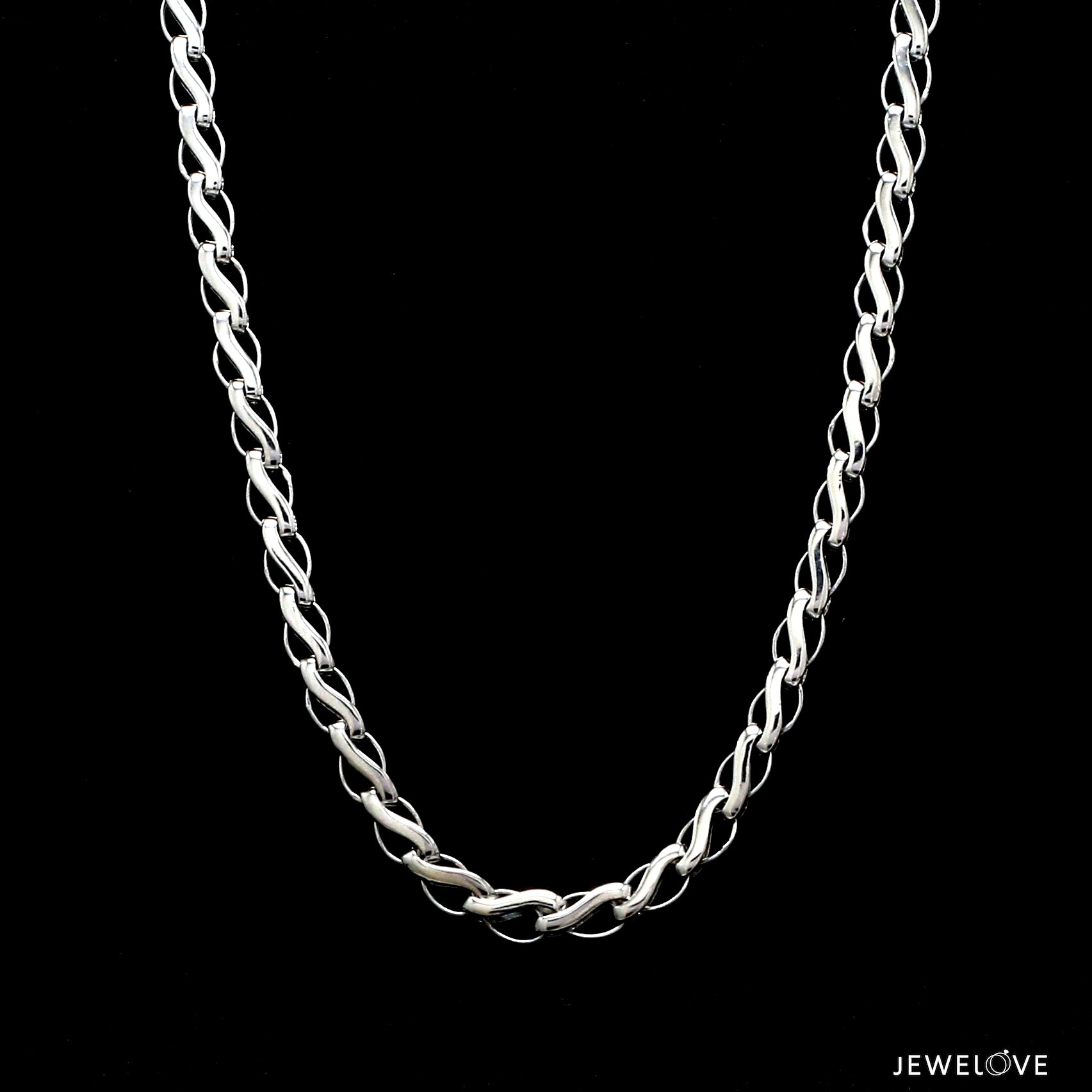 4.25mm Platinum Links Chain for Men JL PT CH 1176