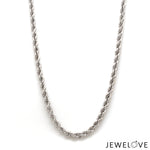 Load image into Gallery viewer, Men of Platinum | 3.75mm Platinum Rope Chain for Men JL PT CH 903-C
