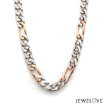 Load image into Gallery viewer, Men of Platinum | 7.75mm Platinum Rose Gold Chain for Men JL PT CH 1368
