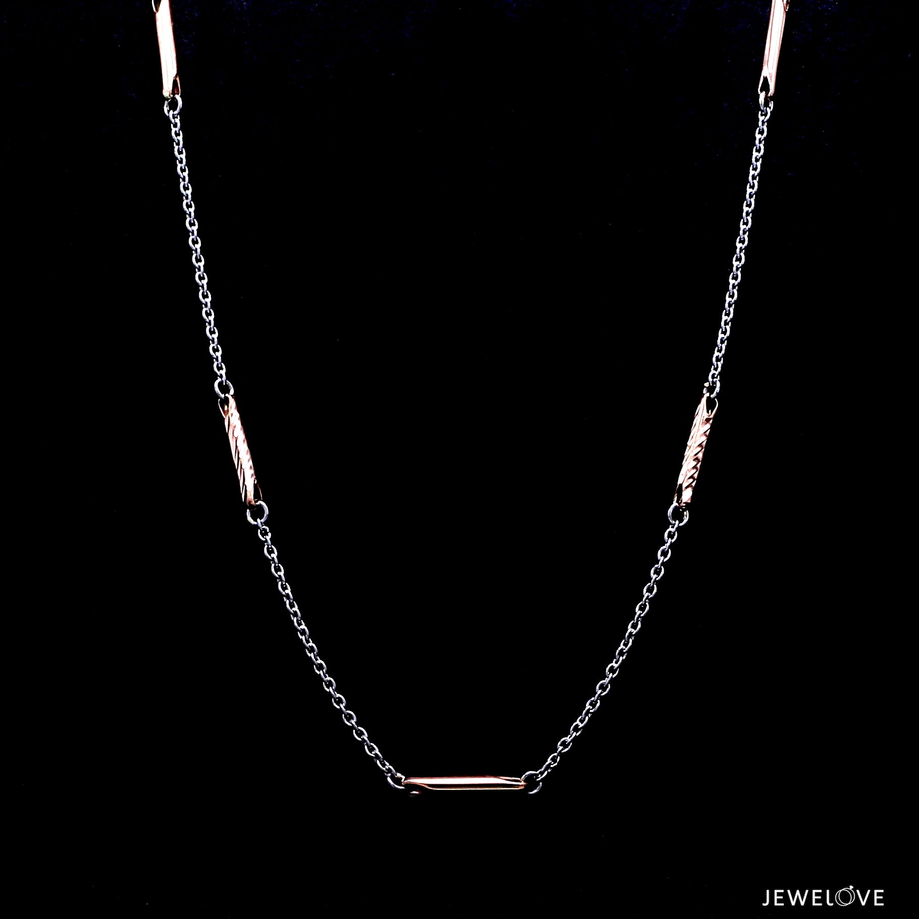 Platinum & Rose Gold Chain JL PT CH 812