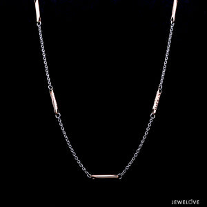 Platinum & Rose Gold Chain JL PT CH 812