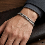 Load image into Gallery viewer, 7.75mm Platinum Cuban Bracelet for Men JL PTB 1176-C
