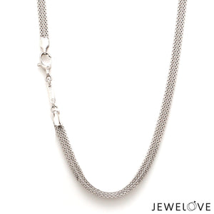 4.25mm Platinum Chain for Men JL PT CH 1224   Jewelove.US