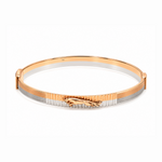 Load image into Gallery viewer, Men of Platinum | 6mm Platinum Bracelet with Rose Gold Jaguar for Men JL PTB 1300-A
