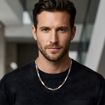 Load image into Gallery viewer, Men of Platinum | 4mm Platinum 18K Rose Gold Chain for Men JL PT CH 1478
