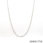 Load image into Gallery viewer, 1.25mm Platinum Chain for Women JL PT CH 1452
