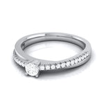 Load image into Gallery viewer, 15-Pointer Designer Platinum Engagement Ring for Women JL PT R-52   Jewelove.US
