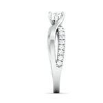 Load image into Gallery viewer, 15 Pointer Platinum Solitaire Ring with a Twist JL PT 675   Jewelove.US
