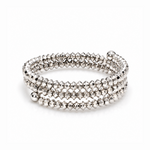 Load image into Gallery viewer, Japanese 2 Row Flexible Platinum Ring for Women JL PT 1500
