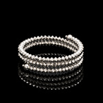 Load image into Gallery viewer, Japanese 2 Row Flexible Platinum Ring for Women JL PT 1500
