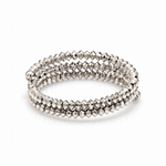 Load image into Gallery viewer, Japanese 2 Row Flexible Platinum Ring for Women JL PT 1500
