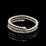 Load image into Gallery viewer, Japanese 2 Row Flexible Platinum Ring for Women JL PT 1500
