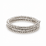 Load image into Gallery viewer, Japanese 2 Row Flexible Platinum Ring for Women JL PT 1500
