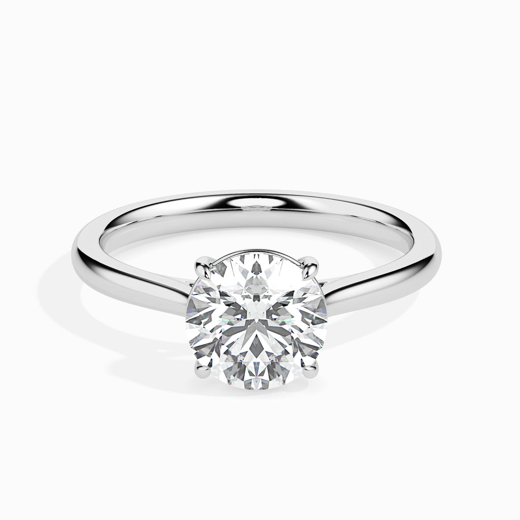30-Pointer Platinum Solitaire Ring for Women JL PT 19001   Jewelove