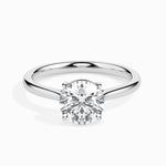 Load image into Gallery viewer, 50-Pointer Lab Grown Solitaire Platinum Ring for Women JL PT LG G 19001
