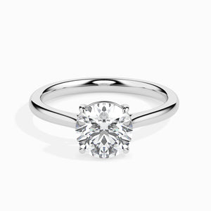 50-Pointer Lab Grown Solitaire Platinum Ring for Women JL PT LG G 19001