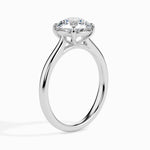 Load image into Gallery viewer, 70-Pointer Lab Grown Solitaire Platinum Ring for Women JL PT LG G 19001-A
