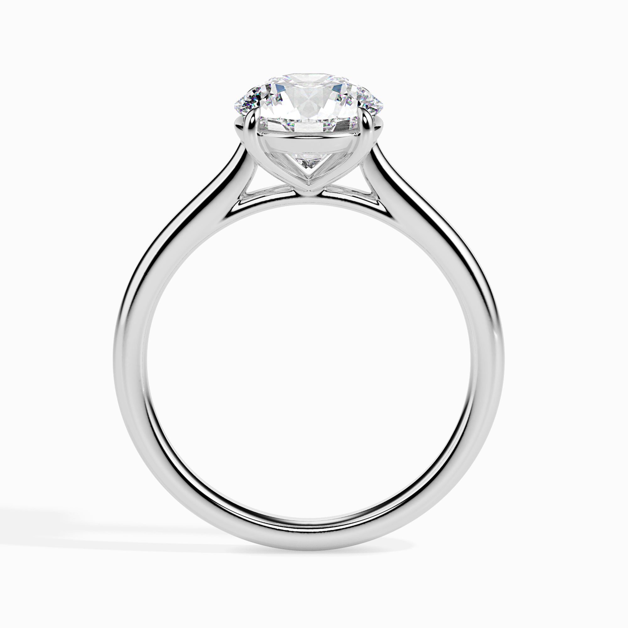 50-Pointer Lab Grown Solitaire Platinum Ring for Women JL PT LG G 19001