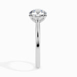 Load image into Gallery viewer, 50-Pointer Lab Grown Solitaire Platinum Ring for Women JL PT LG G 19001

