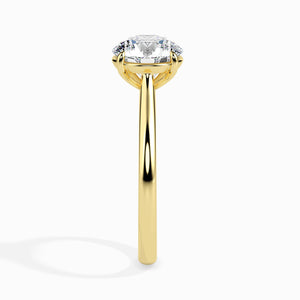 70-Pointer Solitaire Diamond 18K Yellow Gold Ring JL AU 19001Y-B