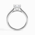 Load image into Gallery viewer, 0.30cts. Princess cut Diamond Solitaire Platinum Ring JL PT 19002
