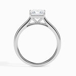 Load image into Gallery viewer, 50cts. Princess cut Diamond Solitaire Platinum Ring JL PT 19002-A
