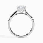 Load image into Gallery viewer, 1 Carat Princess cut Diamond Solitaire Platinum Ring JL PT 19002-C
