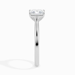 70cts. Princess cut Diamond Solitaire Platinum Ring JL PT 19002-B   Jewelove.US