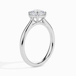 Load image into Gallery viewer, 30-Pointer Cushion Cut Solitaire Diamond Platinum Ring JL PT 19003   Jewelove.US
