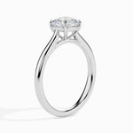 Load image into Gallery viewer, 50-Pointer Cushion Cut Solitaire Diamond Platinum Ring JL PT 19003-A   Jewelove.US
