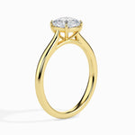 Load image into Gallery viewer, 70-Pointer Cushion Cut Solitaire 18K Yellow Gold Ring JL AU 19003Y-B   Jewelove.US
