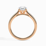 Load image into Gallery viewer, 70-Pointer Oval Cut Solitaire 18K Rose Gold Ring JL AU 19004R-B   Jewelove.US
