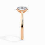 Load image into Gallery viewer, 50-Pointer Oval Cut Solitaire 18K Rose Gold Ring JL AU 19004R-A
