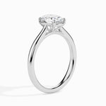 Load image into Gallery viewer, 50-Pointer Oval Cut Solitaire Platinum Ring JL PT 19004-A   Jewelove.US
