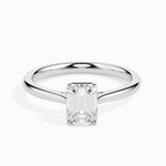 Load image into Gallery viewer, 50-Pointer Emerald Cut Solitaire Platinum Ring JL PT 19005-A
