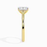 Load image into Gallery viewer, 50-Pointer Emerald Cut Solitaire Diamond 18K Yellow Gold Ring JL AU 19005Y-A
