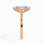 Load image into Gallery viewer, 50-Pointer Marquise Cut Solitaire Diamond 18K Rose Gold Ring JL AU 19009R-A   Jewelove.US
