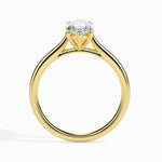 Load image into Gallery viewer, 50-Pointer Marquise Cut Solitaire Diamond 18K Yellow Gold Ring JL AU 19009Y-A
