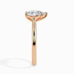 Load image into Gallery viewer, 50-Pointer Pear Cut Solitaire Diamond 18K Rose Gold Ring JL AU 19010R-A
