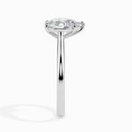 Load image into Gallery viewer, 50-Pointer Pear Cut Solitaire Diamond Platinum Ring JL PT 19010-A

