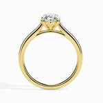 Load image into Gallery viewer, 70-Pointer Pear Cut Solitaire Diamond 18K Yellow Gold Ring JL AU 19010Y-B
