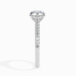Load image into Gallery viewer, 1-Carat Platinum Solitaire Diamond Shank Ring for Women JL PT 19011-C   Jewelove
