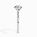 Load image into Gallery viewer, 1-Carat Platinum Solitaire Diamond Shank Ring for Women JL PT 19011-C   Jewelove
